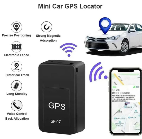 Mini Car GPS Locator Black Magnetic Tracker