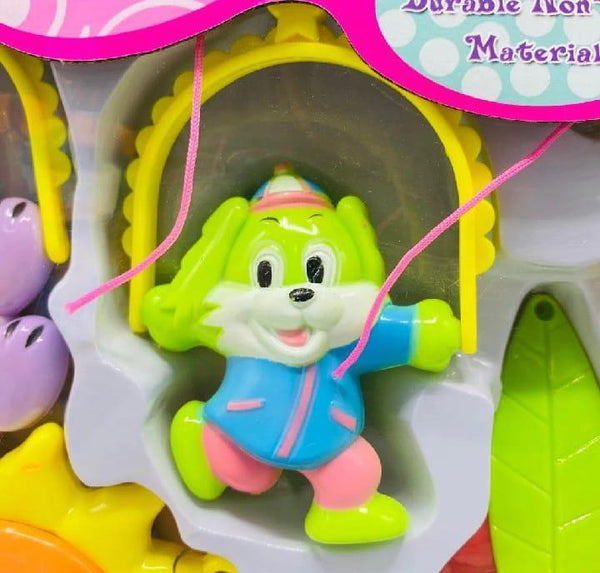 Multicolor Musical Crib for Baby in Pakistan